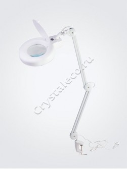 Лампа-лупа светодиодная «LED K-5X» на струбцине