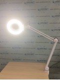 Лампа-лупа светодиодная «LED K-5X» на струбцине