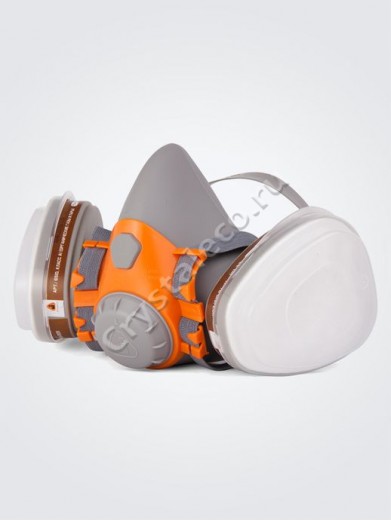 Полумаска-респиратор для защиты дыхания от вредных летучих соединений 